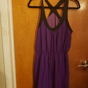 Purple day/night dress